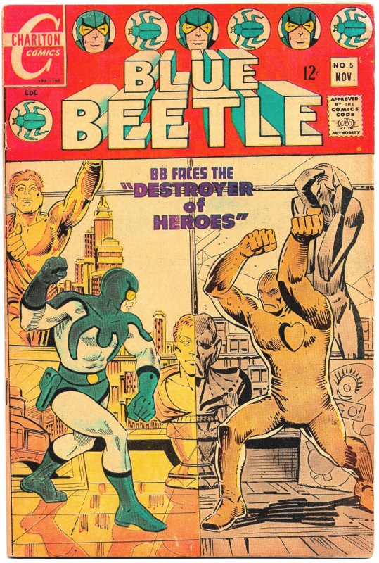 All DITKO All the Time! BLUE BEETLE Vol. 1 - #4, #5 (1967-68) 5.5 FN- Charlton