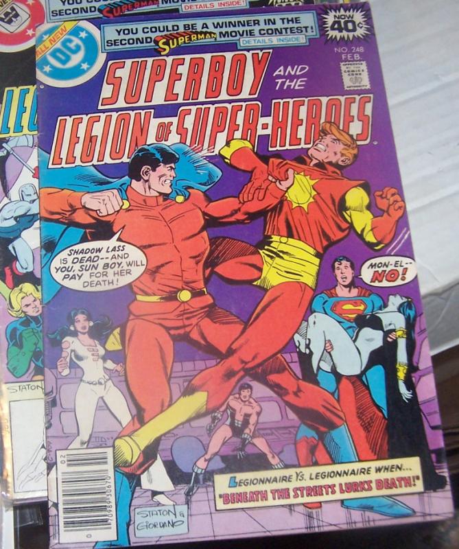 SUPERBOY AND THE LEGION OF SUPER HEROES # 248 DC 1979+  HEMBECK