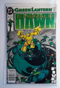 1990 Green Lantern: Emerald Dawn #5 DC Comics VF Copper Age Newsstand Comic Book
