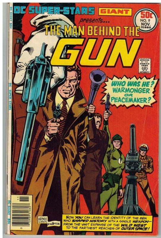 DC SUPER STARS 9 VG Nov. 1976 THE MAN BEHIND THE GUN-