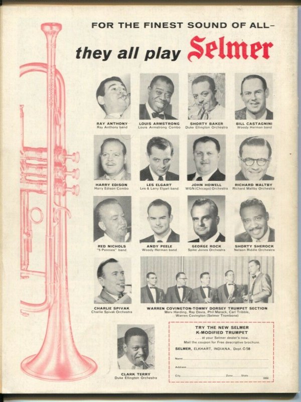 Down Beat's Music Yearbook 1961-Photos, info, trends, history-top music stars-FN 