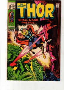 Thor #161 (1969) VG+ Affordable Grade $27.50 Ego From Guardians Movie! Galactus!