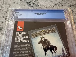 Detective Comics # 583 CGC Graded 9.2 DC Comic Book 1988 1st Scarface JH23