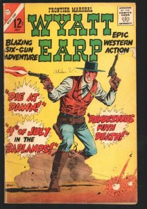 Wyatt Earp Frontier Marshal #53 1966-Charlton-4th of July in the Badlands-VG