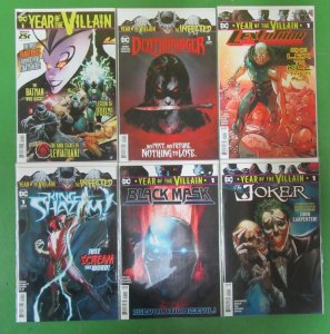 Year of the Villain 1 & 5 One-Shots Lot of 6 King Shazam Deathbringer DC 2018 NM