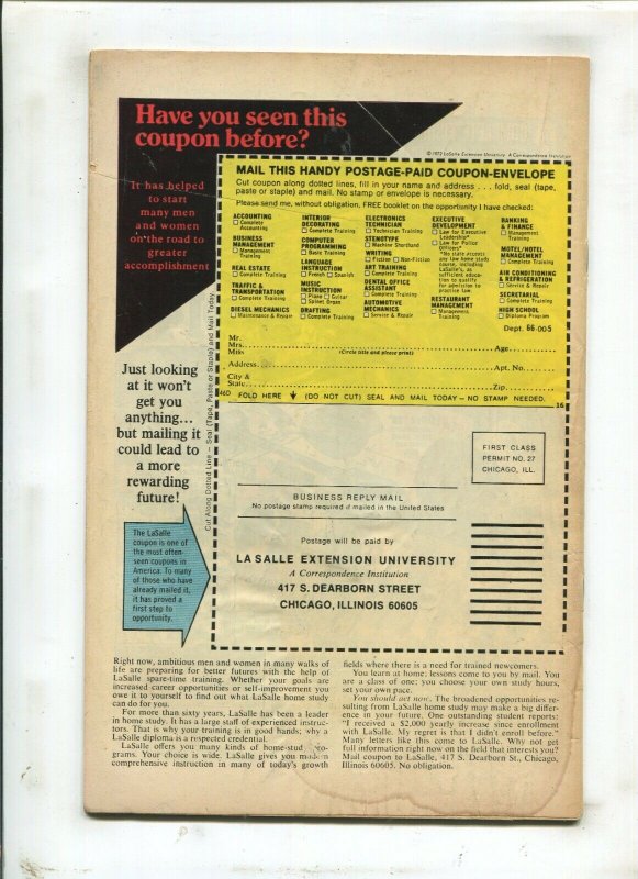 AVENGERS #138 (4.0) STRANGER IN A STRANGE MAN!! 1975 