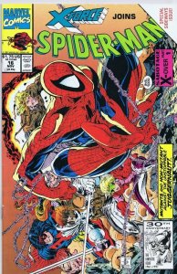 Spiderman #16 ORIGINAL Vintage 1991 Marvel Comics X Force Todd McFarlane