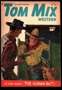 Tom Mix Western #22 1949-EC-Norman Saunders cover art-VG