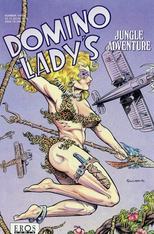 Domino Lady's Jungle Adventure #3 1992 Eros Comic Adult Comic Book VF/NM...