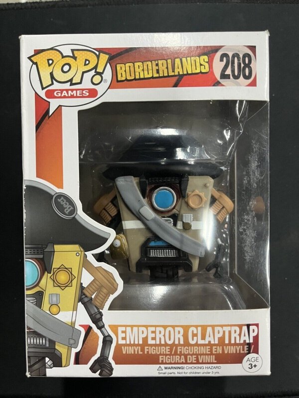 Funko Pop! Borderlands Emperor Claptrap #208 | Comic Books