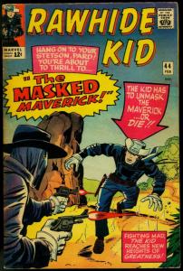 Rawhide Kid #44 1964- Masked Maverick- Marvel Western VG/FN 