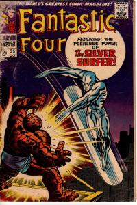 FANTASTIC FOUR #55 GD LOW GRADE $5.00