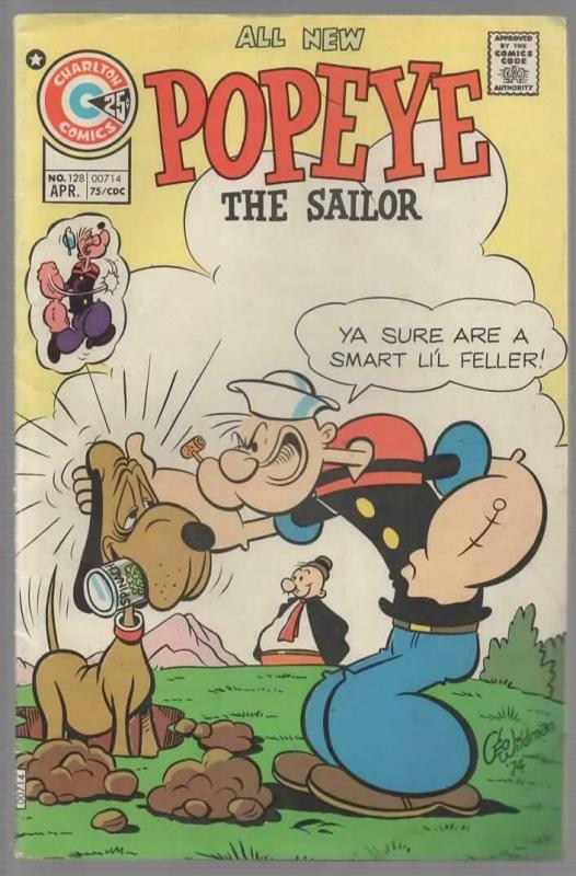 POPEYE (1941-1984) 128 VG  25 CENT CVR  April 1975