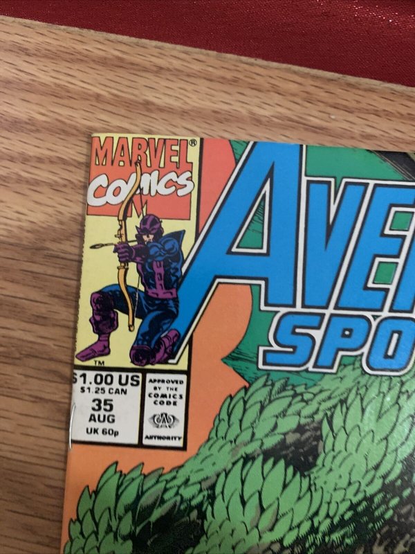 Avengers Spotlight 35 Gilgamesh Return 1990 Marvel Comics Comic