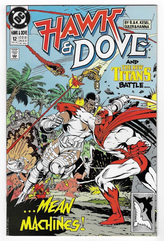 Hawk and Dove #12 Direct Edition (1990)