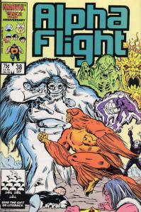 Alpha Flight (1st Series) #38 VF/NM; Marvel | save on shipping - details inside