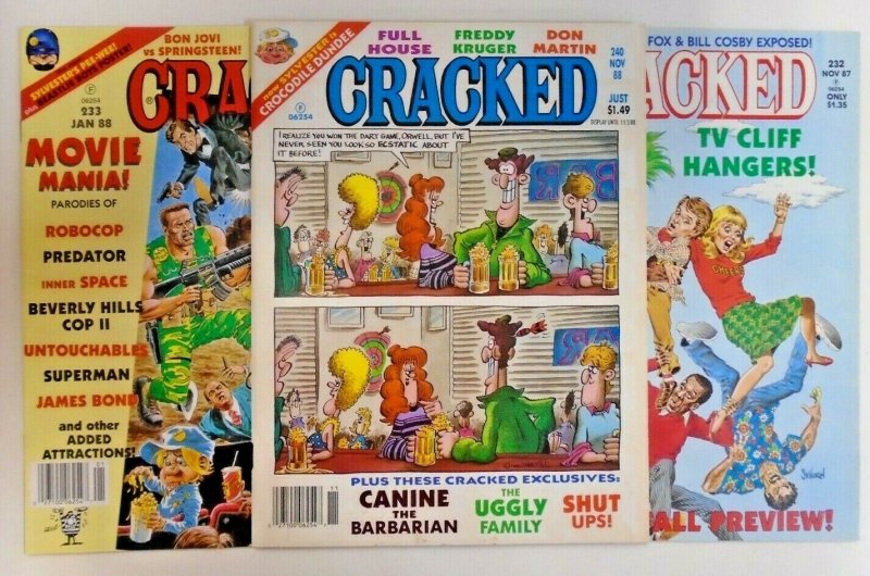 *Cracked #229-230, 232-233, 235, 240-241, 243-244 (9 issues)