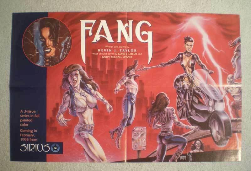 FANG Promo Poster, Joseph Linsner, Kevin Taylor, Unused, more in our store