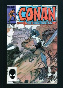 Conan the Barbarian #167 - Michael William Kaluta Cover Art. (9.0) 1985