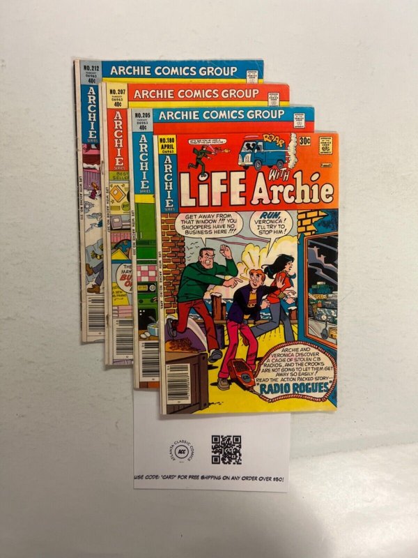 4 Life With Archie Archie Series Comic Books # 180 205 207 212 18 JS47