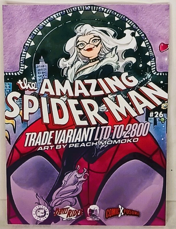 The Amazing Spider-Man #26 ComicTom101 Peach Momoko Trade Cover | Marvel 2023 |