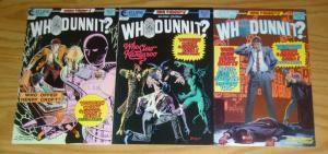 Whodunnit? #1-3 VF murder mystery comics CAN YOU FIGURE IT OUT? eclipse set 1986