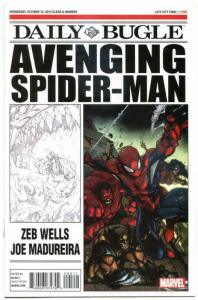 DAILY BUGLE AVENGING SPIDER-MAN, Promo, NM, Hulk, Iron Man, 2011,more in r store