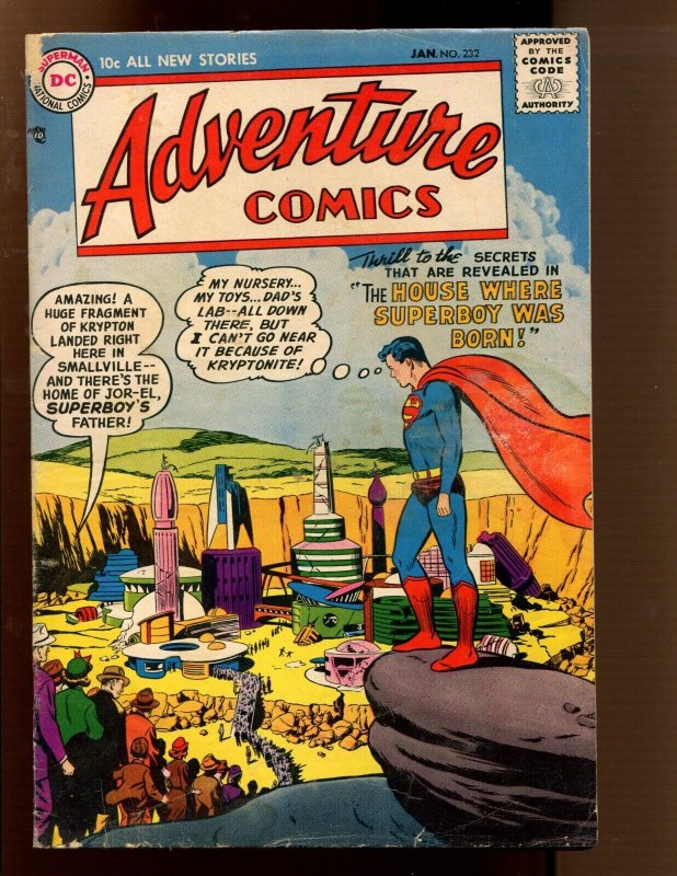 Adventure Comics #232 - Curt Swan Cover Art. (3.0) 1957