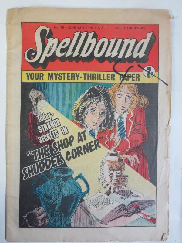 Spellbound #19 January 29, 1977 Your Mystery-Thriller Paper UK Comics Anthology!