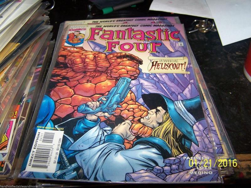 FANTASTIC FOUR #41  vol 3 2001 marvel    1st hellscout apperance