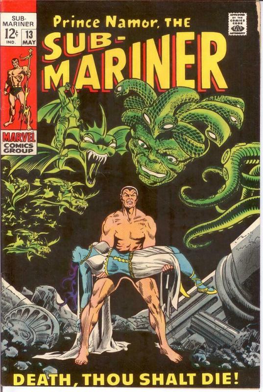 SUB MARINER 13 F+ May 1969 COMICS BOOK