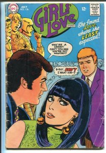 Girls' Love Stories #136 1968-DC-hippies and rockers-VG