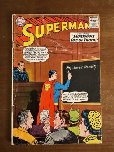 Superman #176 (DC Comics 1965) [GD-] “Superman’s Day Of Truth!”