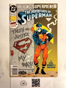Adventures of Superman #501 DC Comic Book 12 TJ56