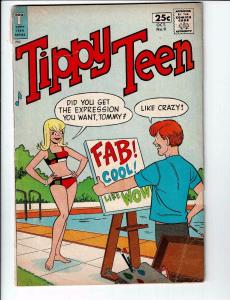 Tippy Teen # 9 VG Tower Comic Book Silver Age Series J89