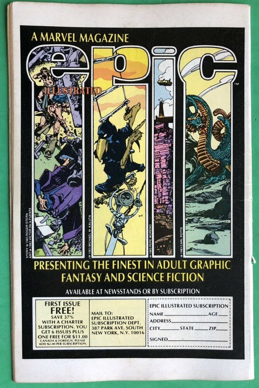 Marvel Age #12 (1984) w/Preview Sketch Spider-Man Black Costume Red Logo