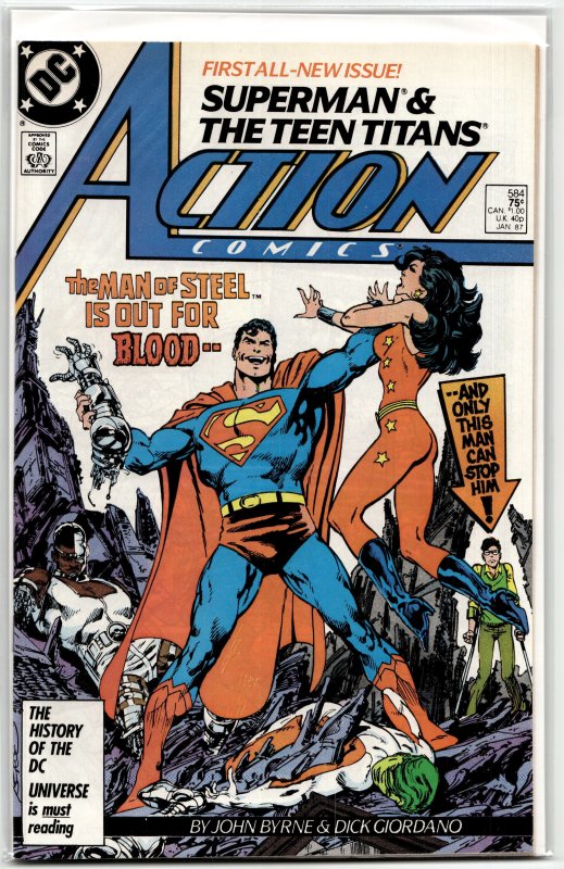 Action Comics #584 (1987) Teen Titans