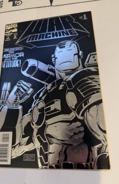 War Machine #1 (Marvel 1994) Comic Book Silver Foil Cover