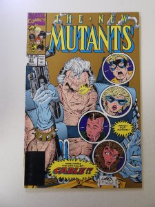 The New Mutants #87 (1990) 2nd print 1st appearance of Cable VF condition