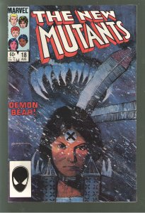 2 COPIES!! NEW MUTANTS 18 NM 1st APP.;DEMON BEAR;and NEW WARLOCK!!!(2 copies!!)