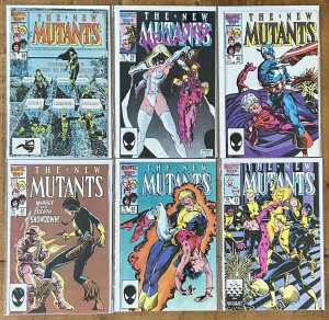 New Mutants #38,39,40,41,42,43 Chris Claremont 1985 Lot