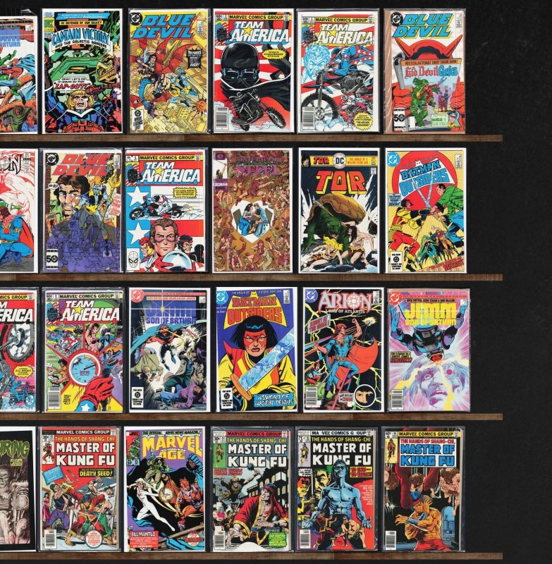 Huge Lot 140+ Comics with Blue Devil, Daredevil, Team America & More!