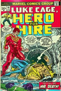 Luke Cage, Hero For Hire #10 (Jun 1973, Marvel) - Fine/Very Fine