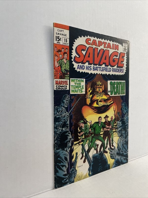 Captain Savage And His Battlefield Raiders #15 1969 War