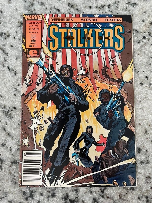 Stalkers # 2 NM Marvel Epic Comic Book Verheiden Strnad Texeira Cover Art 3 J836