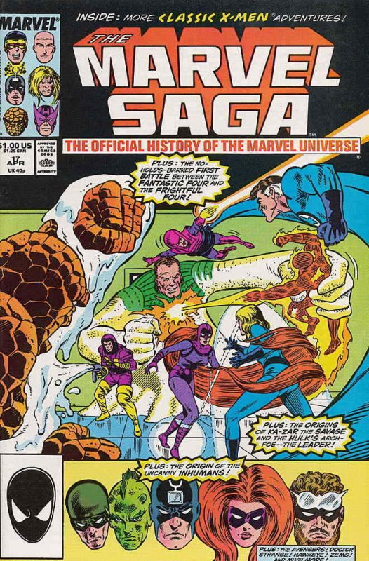 Marvel Saga #17 VF; Marvel | save on shipping - details inside