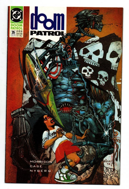 Doom Patrol #35 - 1st Danny The Street - 1st cameo Flex Mentallo - 1990 - (-NM)