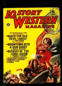 10 Story Western Pulp May 1948- Ketchum- Tom Roan- VF