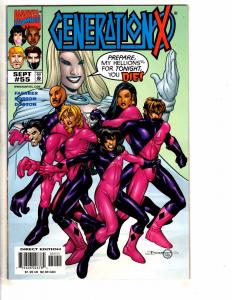 Lot Of 7 Generation X Marvel Comic Books # 36 37 47 49 55 56 58 X-Men Storm RC16