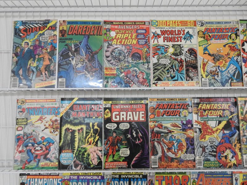 Lot of 36 Low grade Bronze comics W/ Thor, FF, Iron Man, +More! Avg VG- Cond